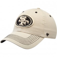 Men's San Francisco 49ers '47 Khaki Gibbs Clean Up Adjustable Hat 2827077